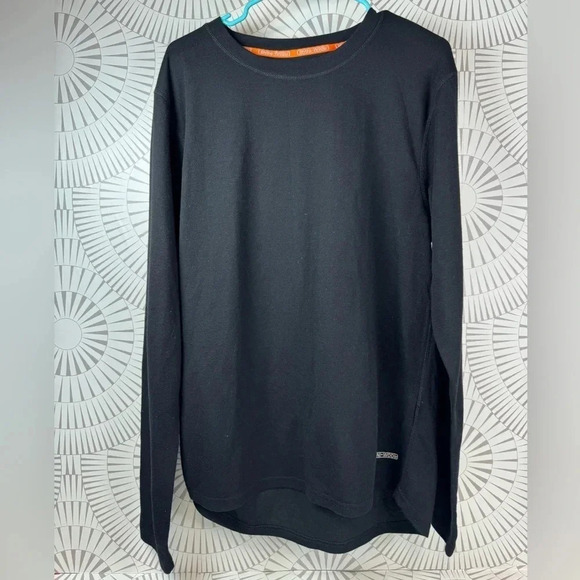 Omni Wool Men’s Black Long Sleeve Shirt XXLARGE‎ - Picture 1 of 4